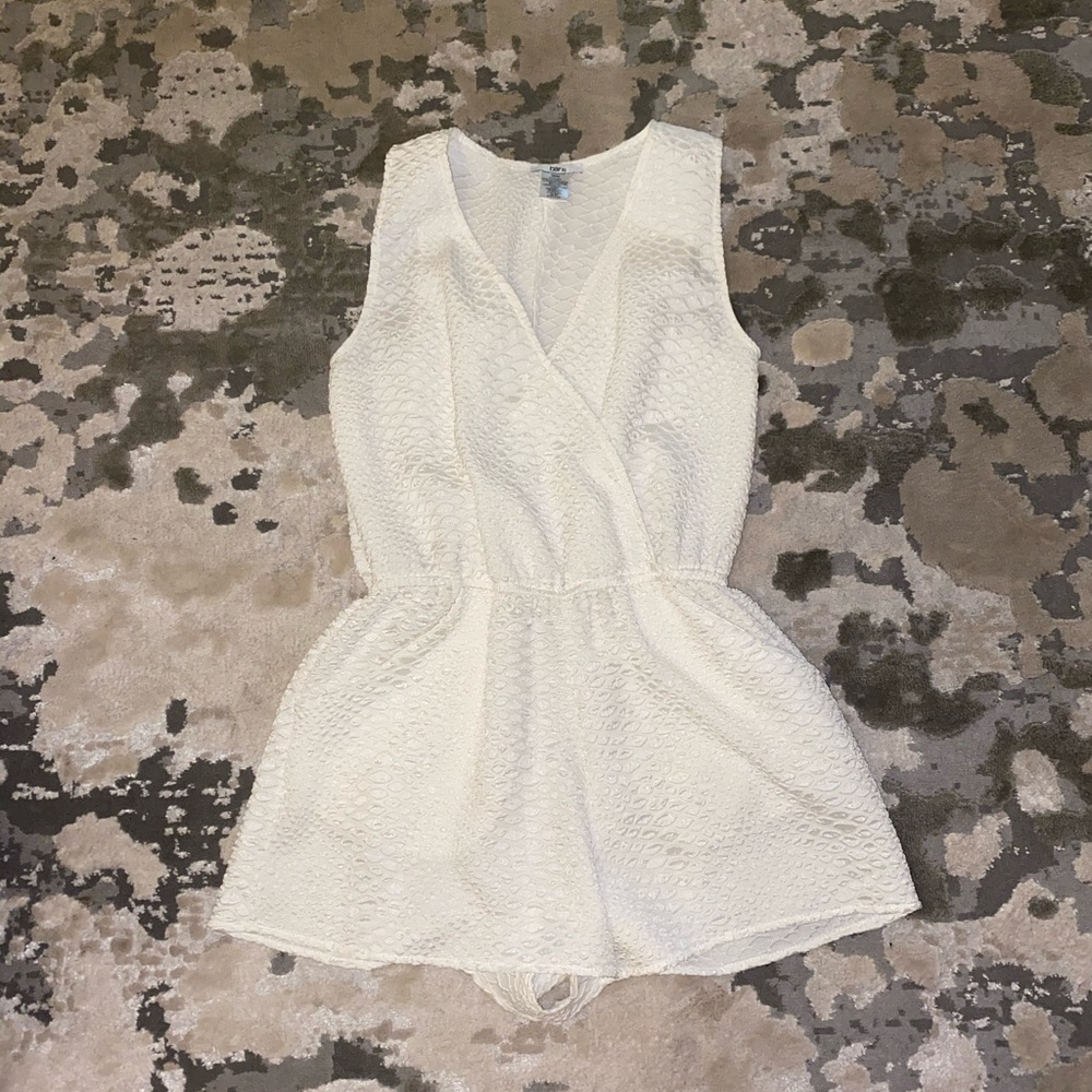 Bar III White Romper